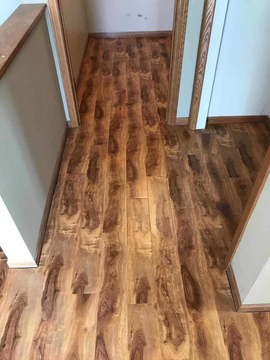 Acacia laminate hallway
