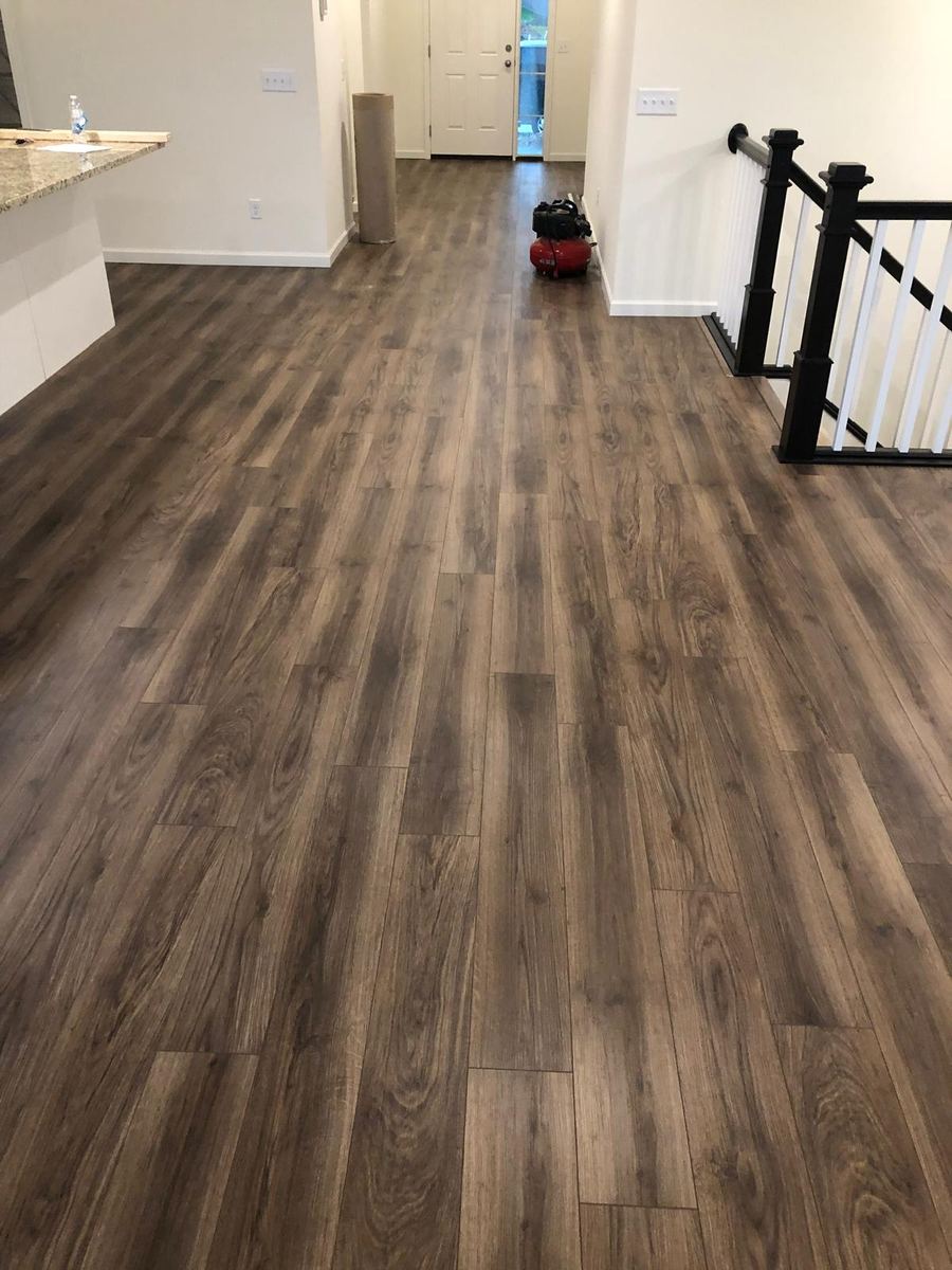 Walnut LVP great room